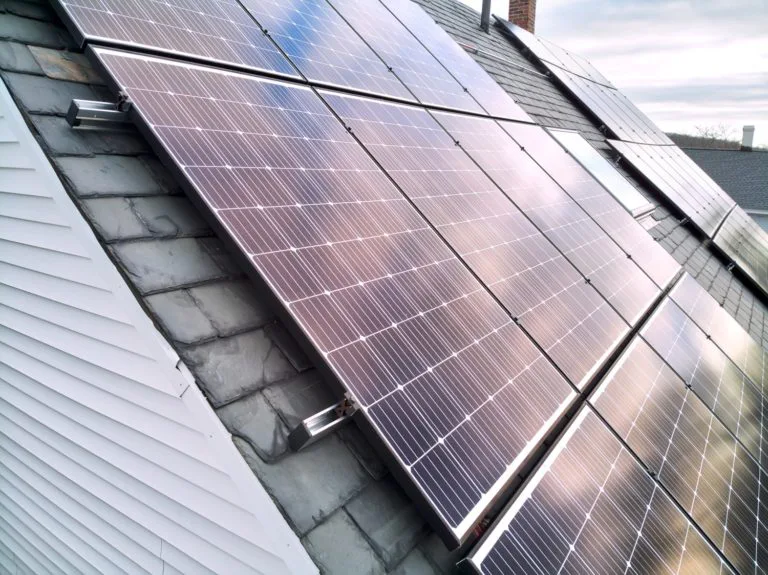 SlatePlate installation on a slate roof