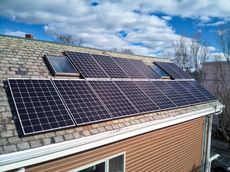 SlatePlate installation on a slate roof