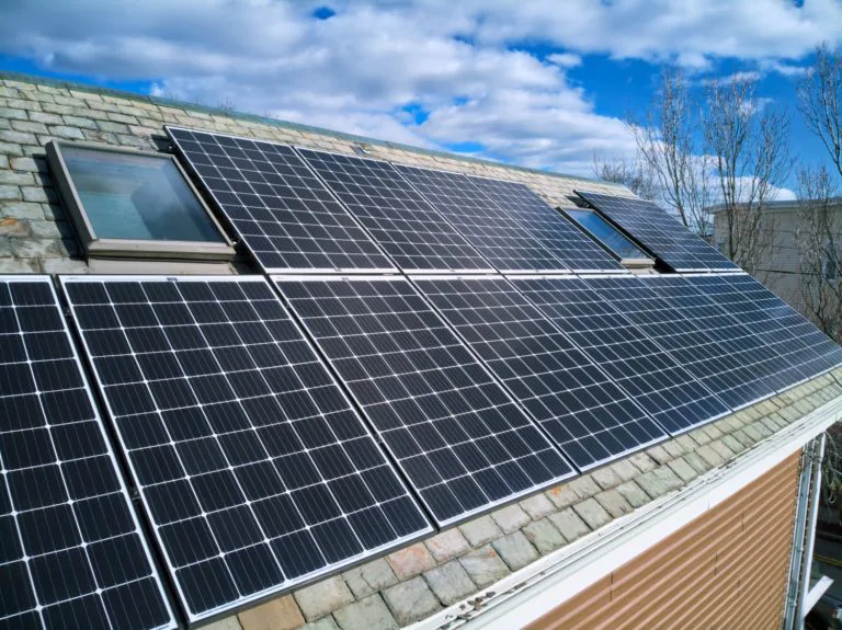 SlatePlate installation on a slate roof