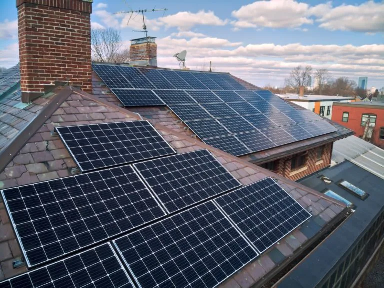 SlatePlate installation on a slate roof