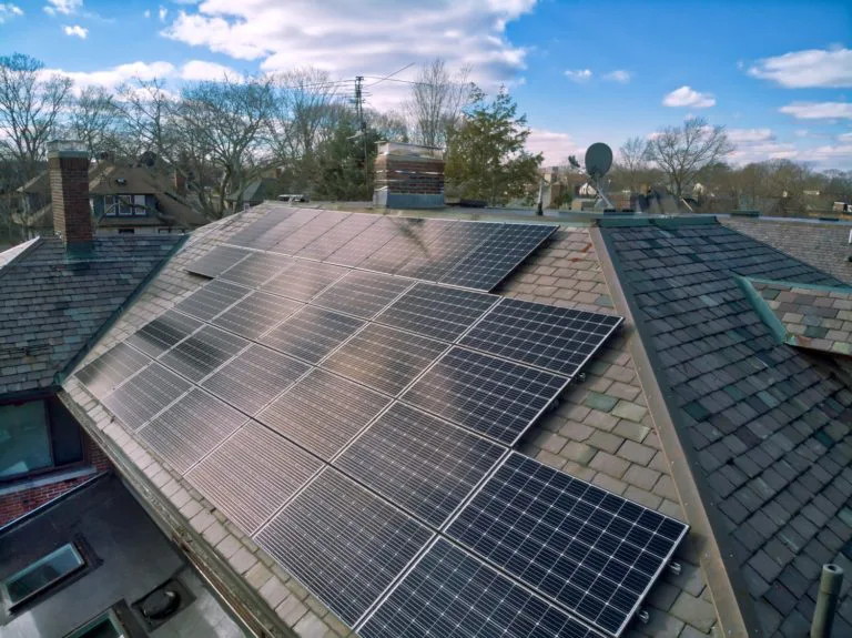 SlatePlate installation on a slate roof