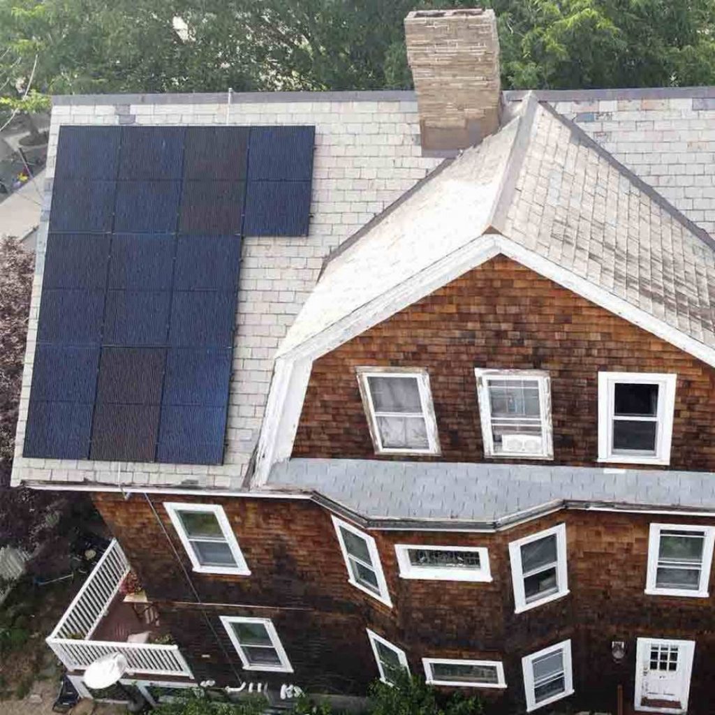 house with slate roof