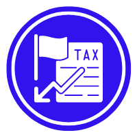 tax decrease icon